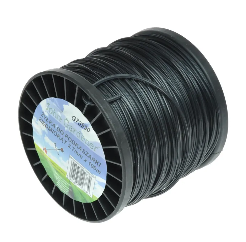 Żyłka do podkaszarki siedmiokąt 2,7mm x 100m | Bezpośrednio z fabryki