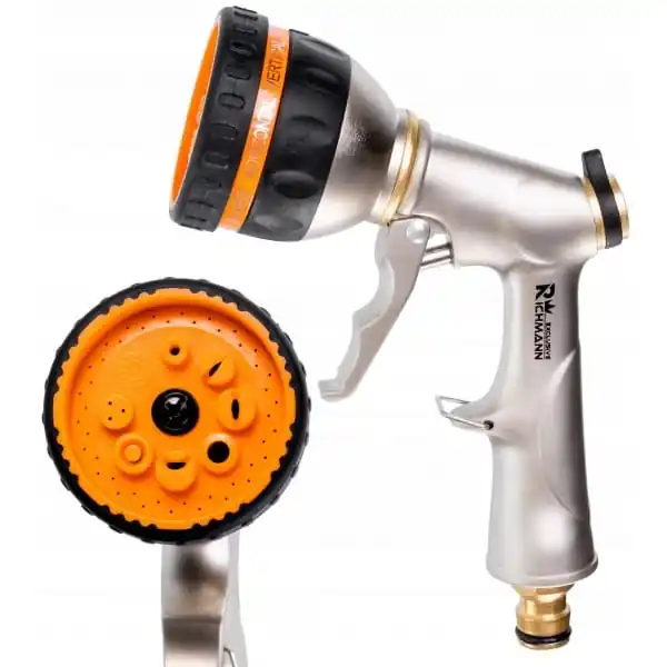 Bestseller | ZRASZACZ DO WODY PISTOLET OGRODOWY 8FUNKC METALOWY